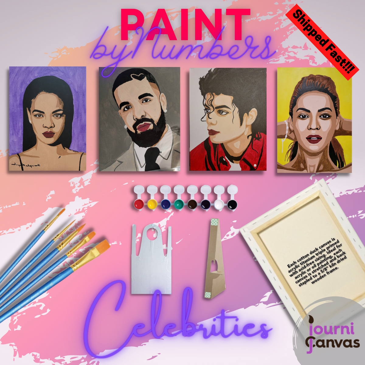 HOUSTON RESIDENTS ONLY!! 12x16 Canvas and Paint Party Kits – JourniCanvas