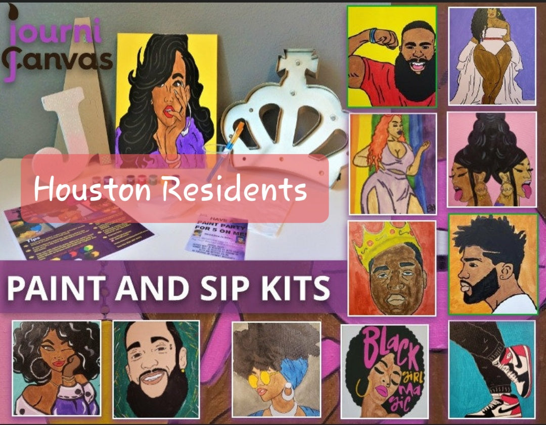 HOUSTON RESIDENTS ONLY!! 12x16 Canvas and Paint Party Kits
